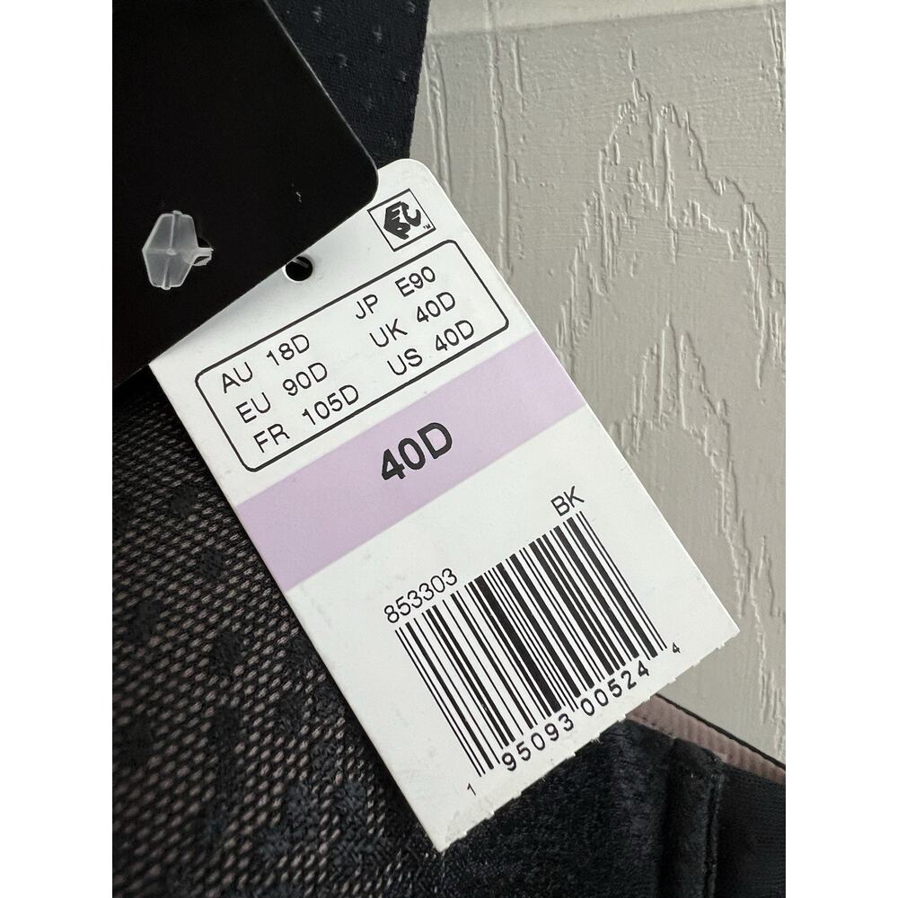 WACOAL Women's Back Appeal Smoothing Full Coverage Underwire Black Bra 40D NWT - Picture 7 of 12